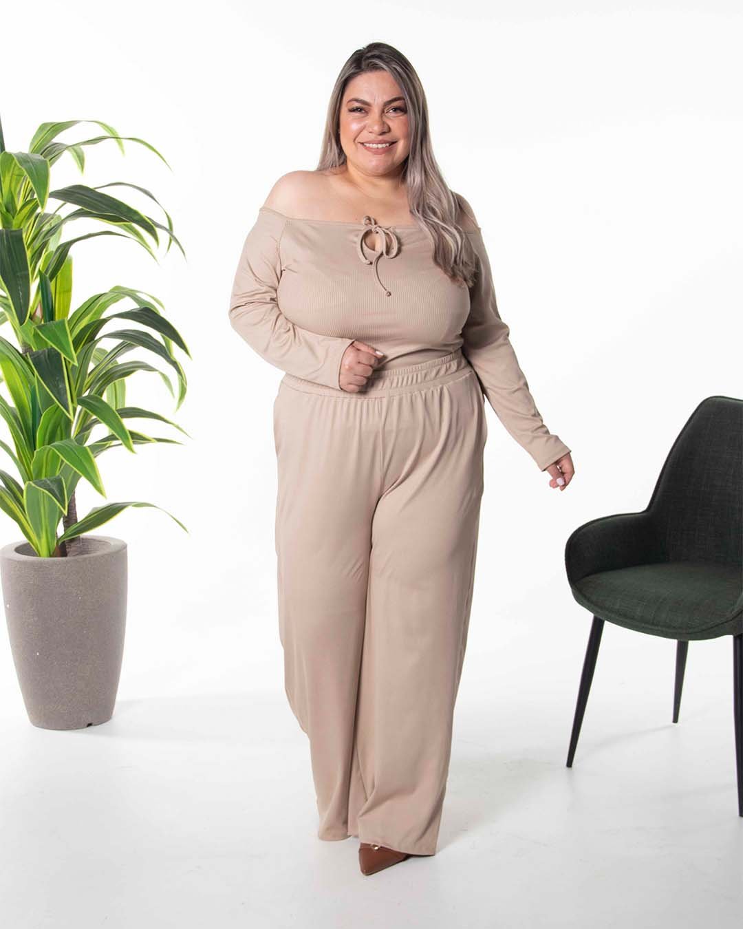 CJ 208 CHELSEA – Conjunto en Rib Off Shoulder