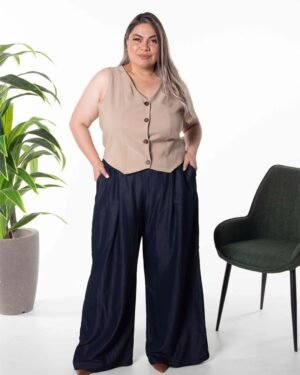 PL 032 – Pantalón Wide Leg en Tencel