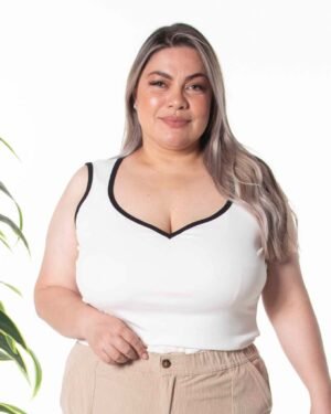 Blusa Rib Tank Top BL 110 Dominica para Mujer