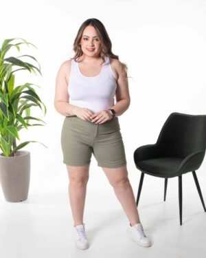 Short Dril Spandex SH 035 Valentina para Mujer