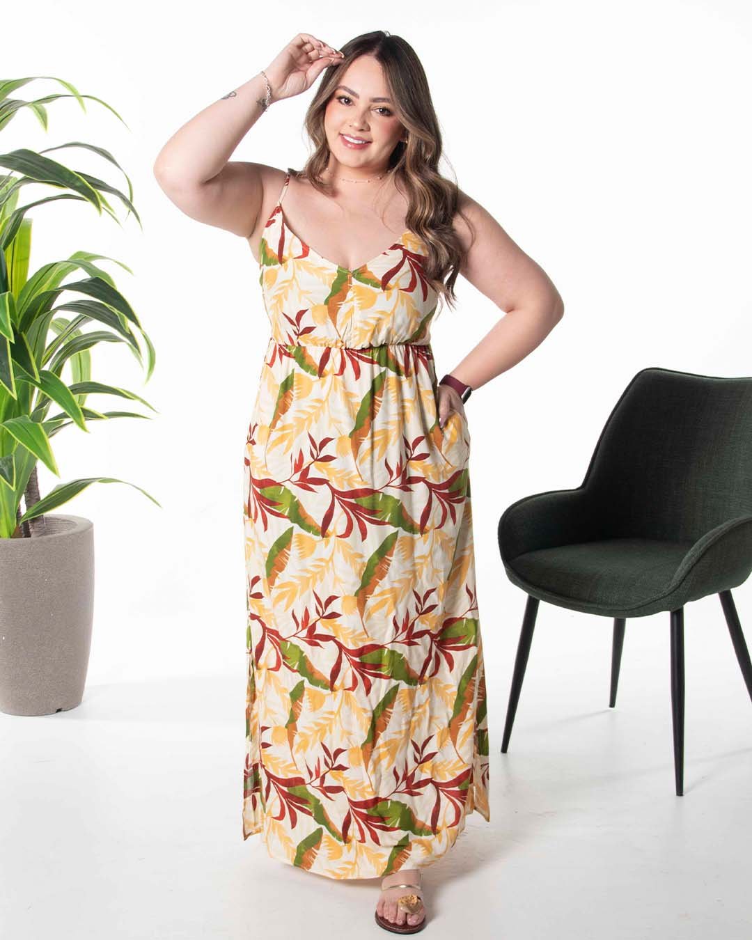 Vestido Largo Rayón VS 046 España para Mujer - Image 5