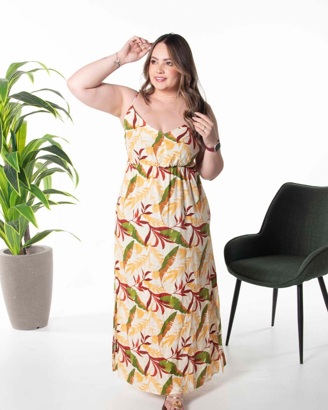 Vestido Largo Rayón VS 046 España para Mujer - Image 4