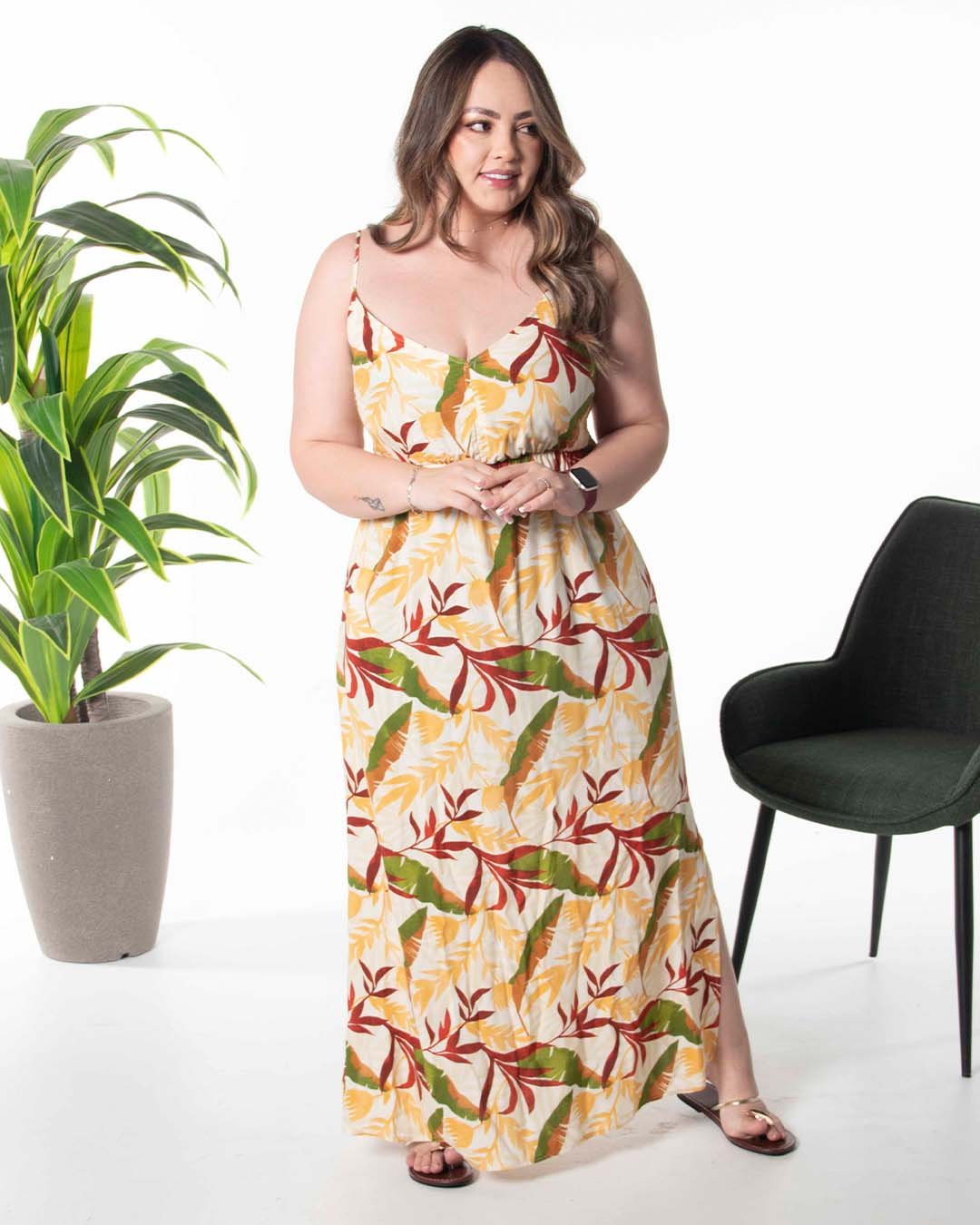 Vestido Largo Rayón VS 046 España para Mujer - Image 3