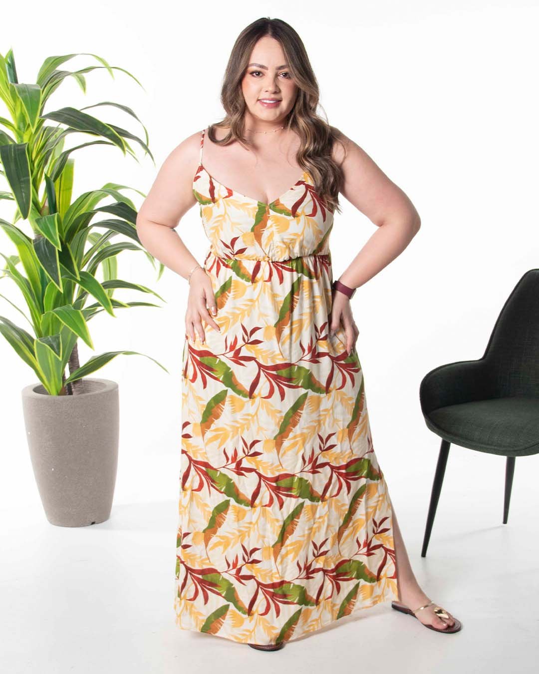 Vestido Largo Rayón VS 046 España para Mujer