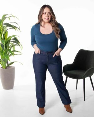 Pantalón Chambray Spandex PL 130 Berlín para Mujer